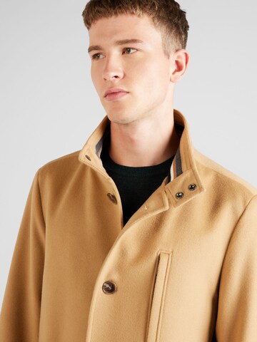 BOSS Black Between-seasons coat 'Hyde Standup' in Beige