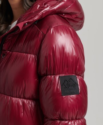 Superdry Winter Coat in Red