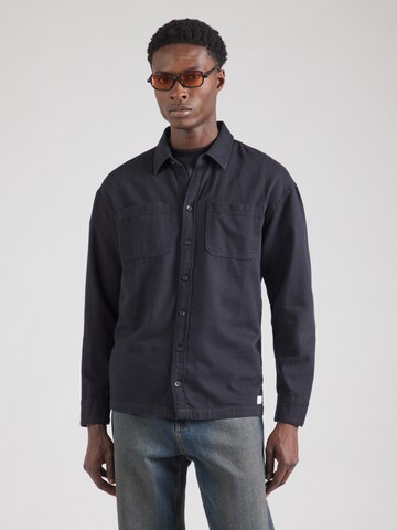 HOLLISTER Regular fit Overhemd in Zwart: voorkant
