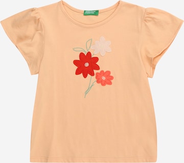 UNITED COLORS OF BENETTON - Camiseta en naranja: frente