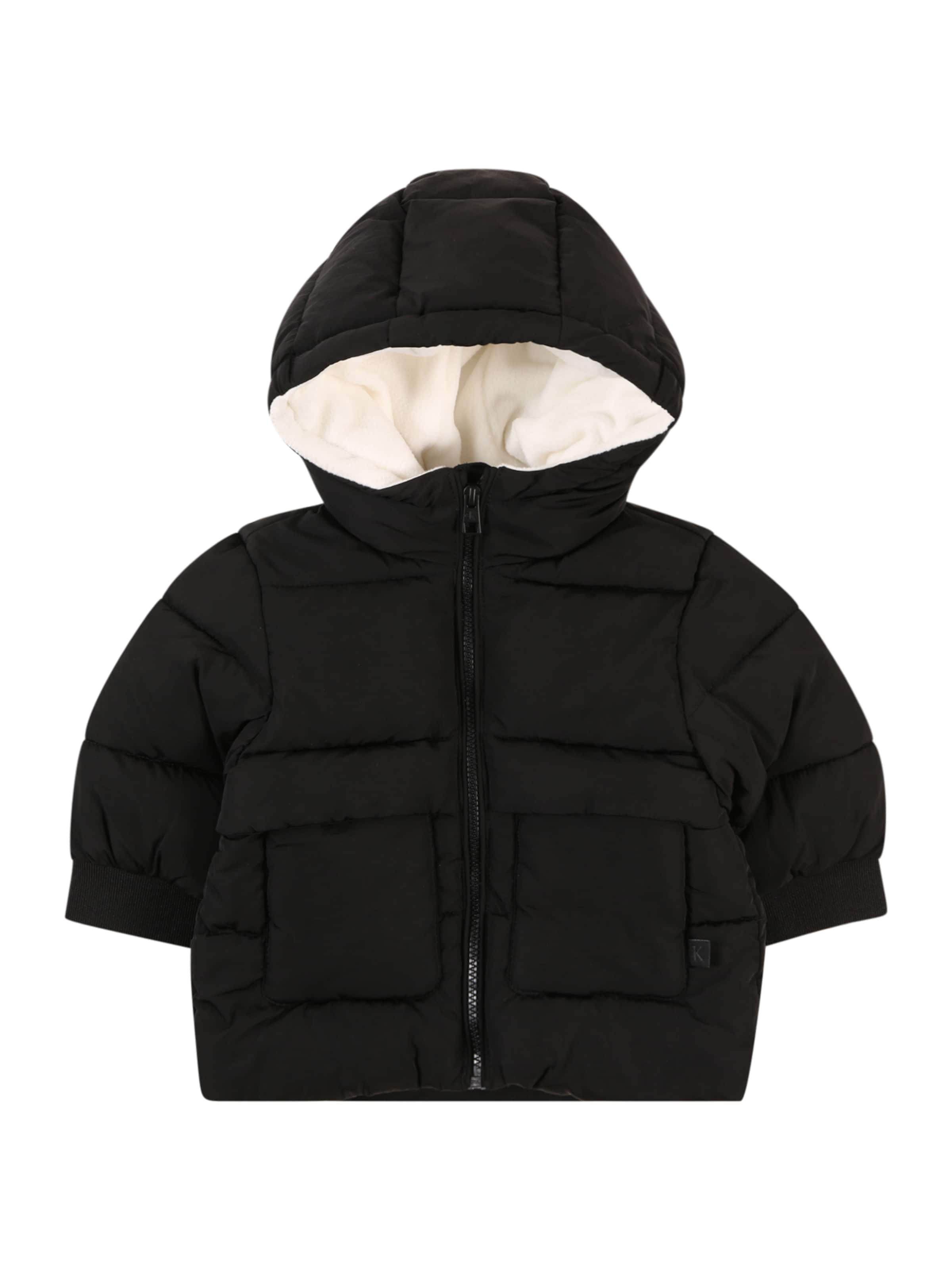 Geacă de primăvară-toamnă de la Calvin Klein Jeans pe negru: față