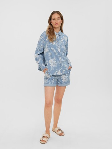 VERO MODA Bluse 'Kobra' in Blau