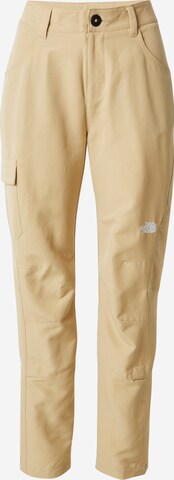 THE NORTH FACE - regular Pantalón de montaña 'HORIZON' en verde: frente