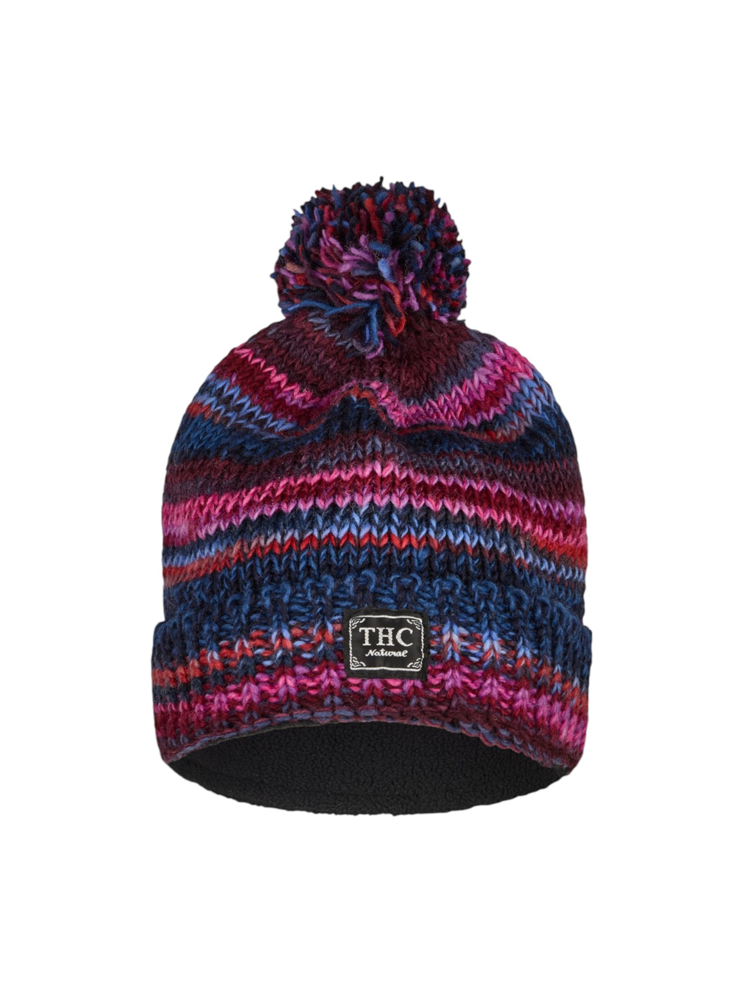 THC Natural Line Beanie 'THC 805' in Mixed colors: front