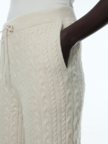 EDITED Wide leg Pants 'Myriam' in Beige