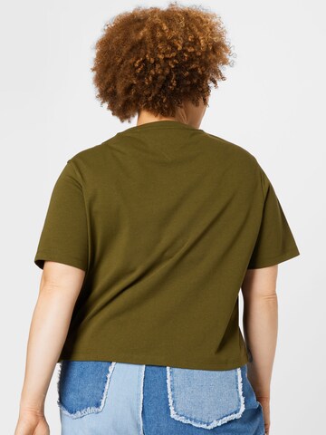 T-shirt Tommy Jeans Curve en vert