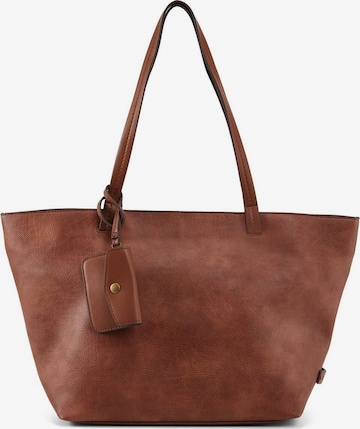 TOM TAILOR Shopper 'Rubiana' i brun: forside