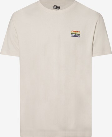 T-Shirt Finshley & Harding London en beige : devant