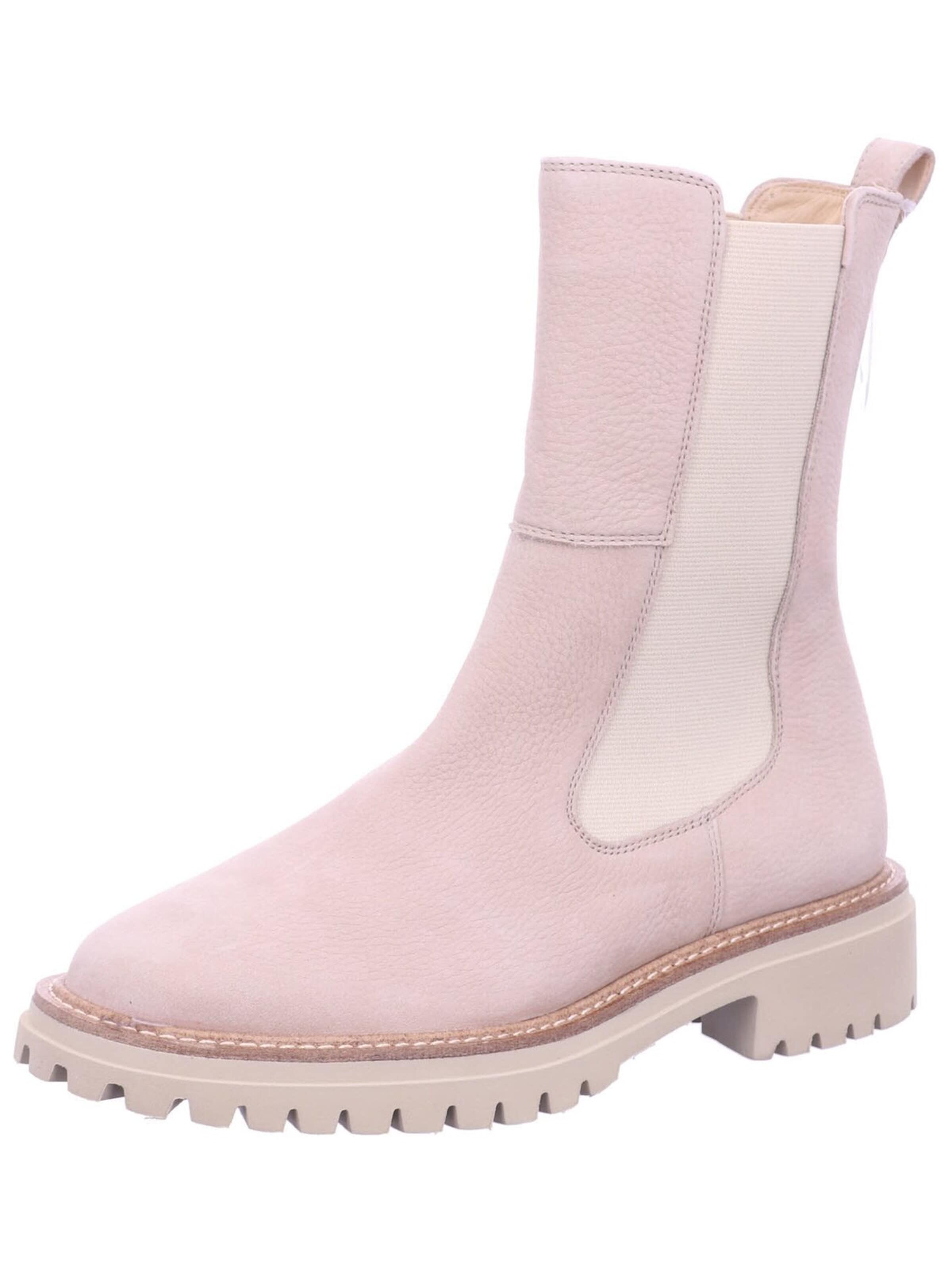 Paul Green Boots 'Klassische Stiefelette Damen 9836 Nubukleder in beige' en 37,5 en beige, Vue avec produit