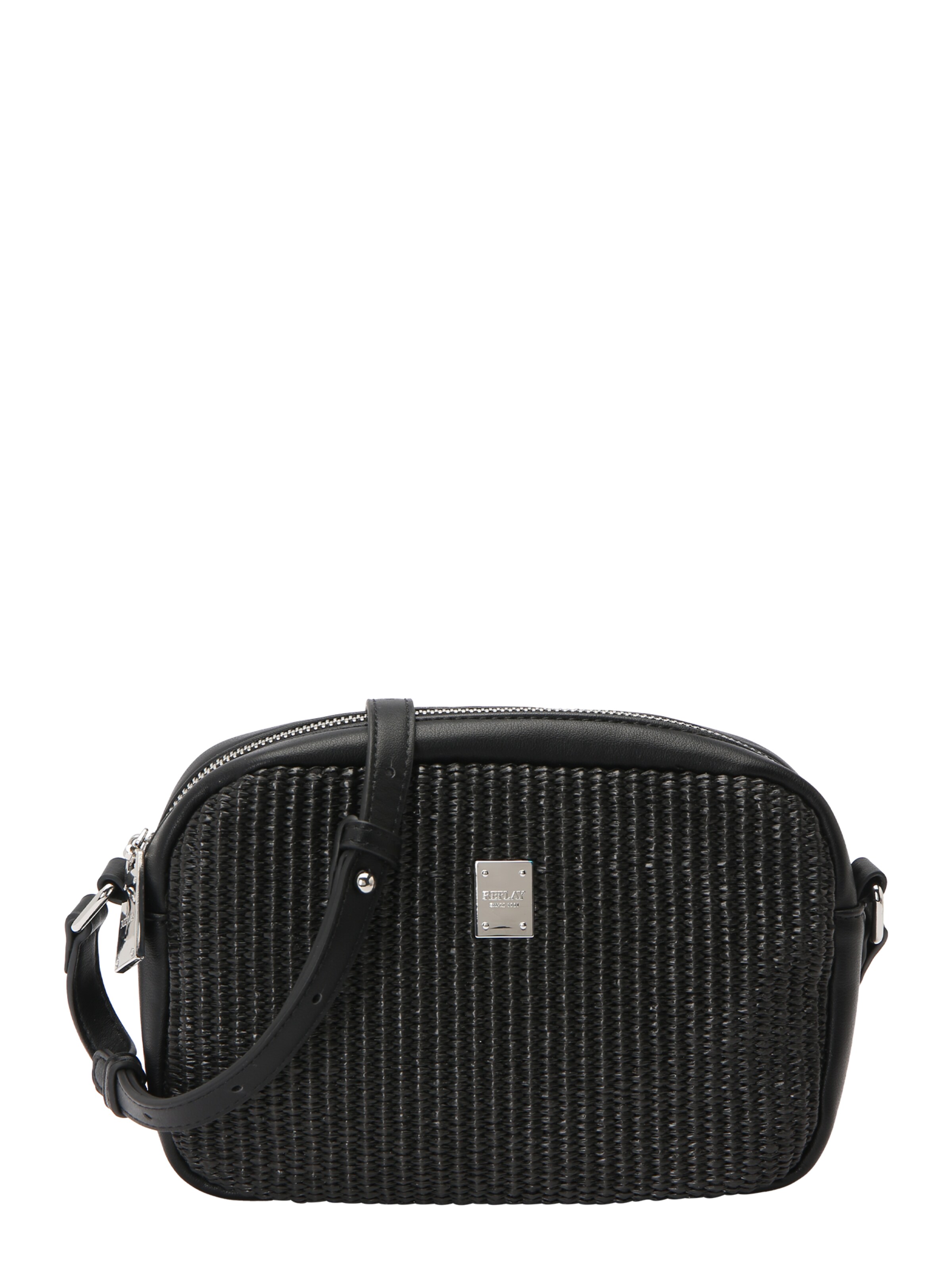 REPLAY Torba na ramię w kolorze czarny: przód