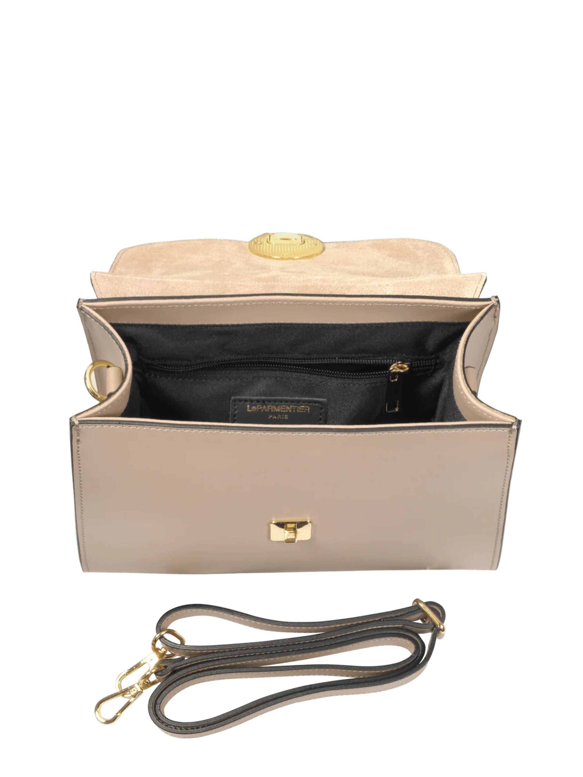 Borsa a mano 'Bombo' di LeParmentier in beige