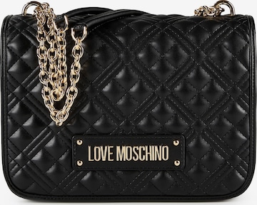Sac bandoulière Love Moschino en noir : devant