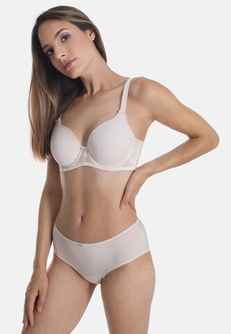 sassa T-shirt Bra 'COZY TOUCH' in Beige