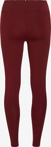 TOMMY HILFIGER Skinny Workout Pants in Red