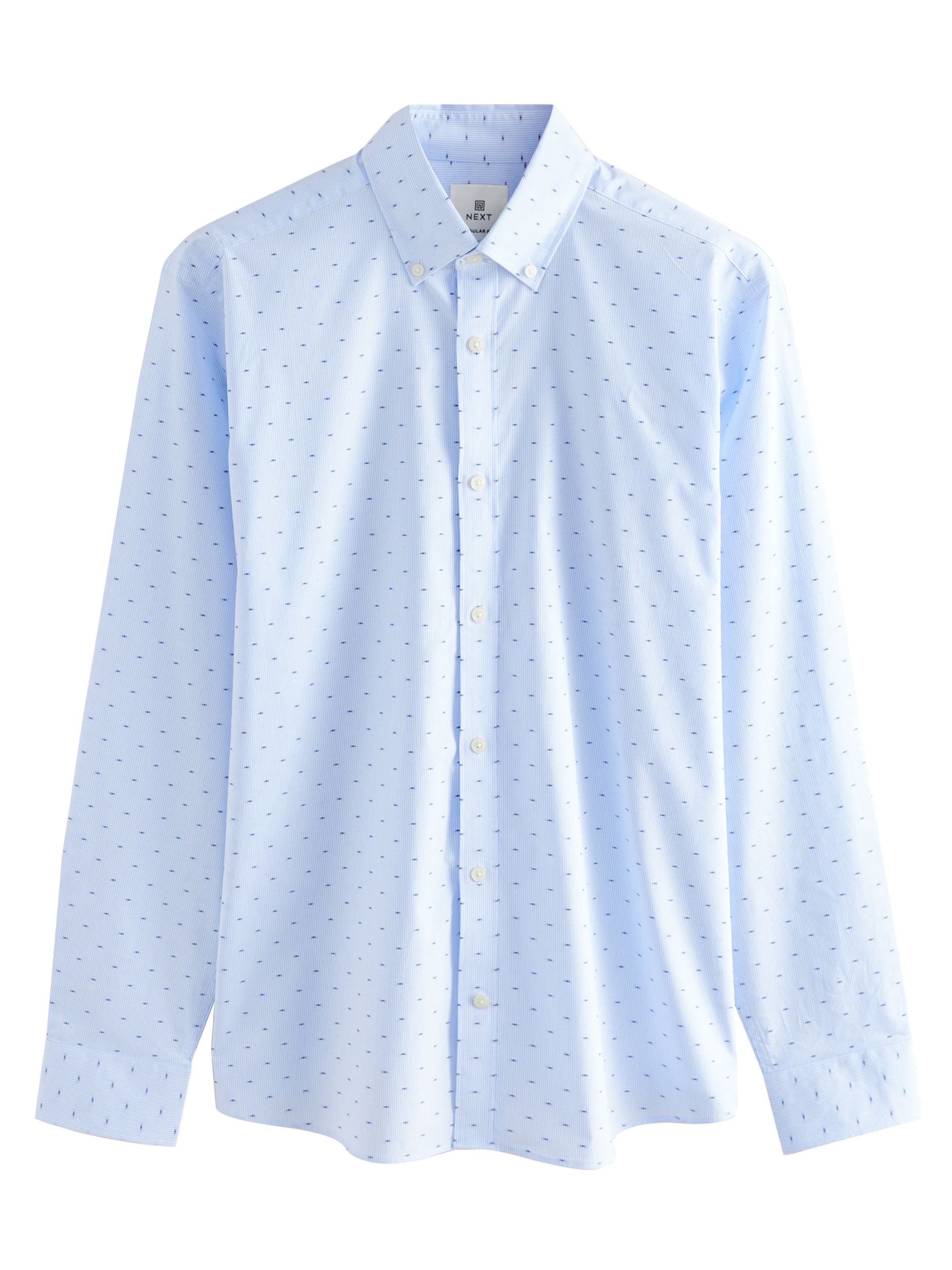 Next Regular fit Πουκάμισο σε μπλε: μπροστά