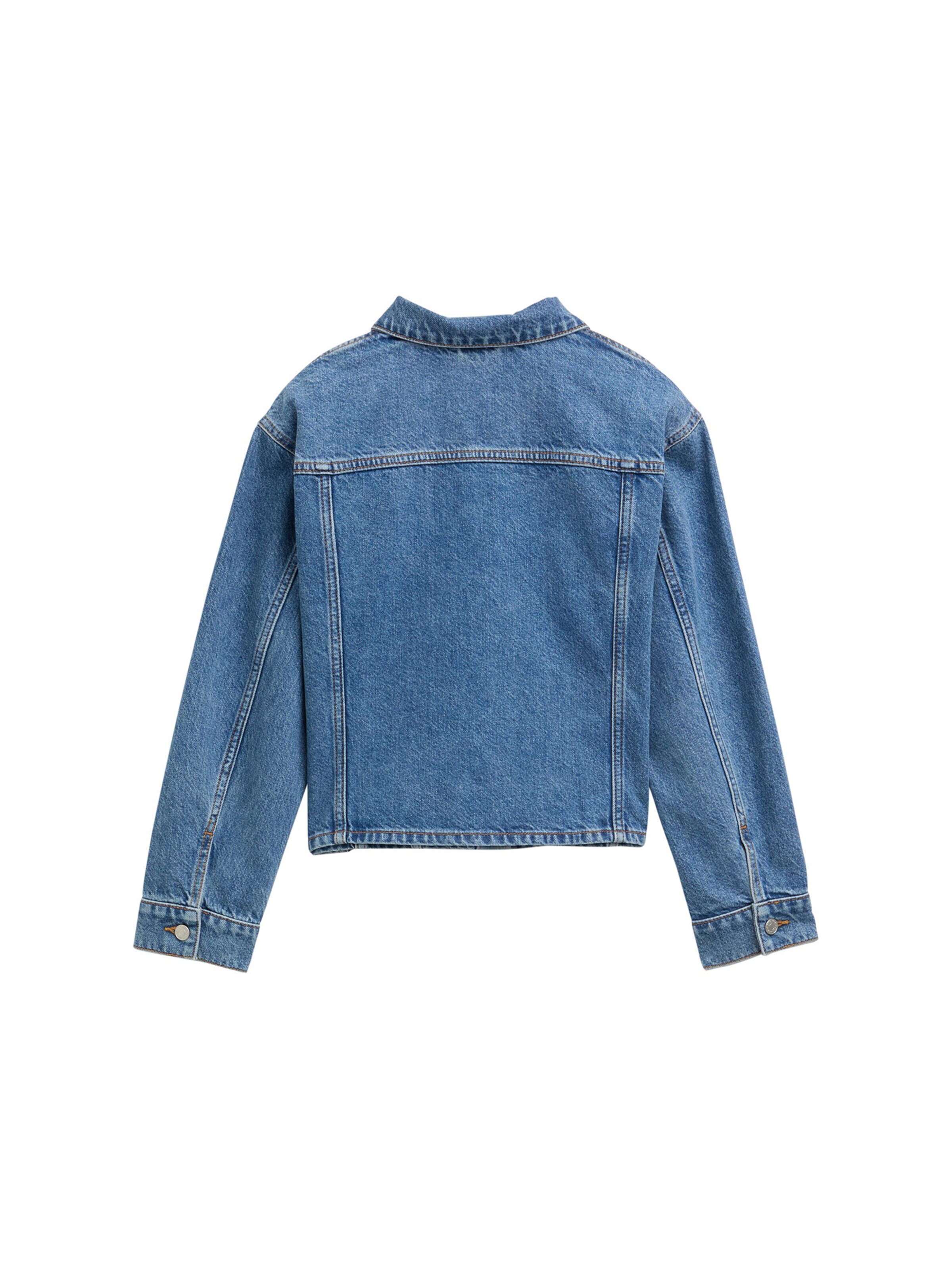 TOM TAILOR Tussenjas in Blauw