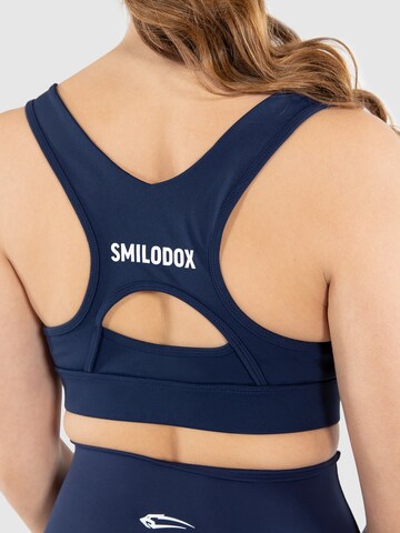 Smilodox Bustier Sport bh 'Willow' in Blauw