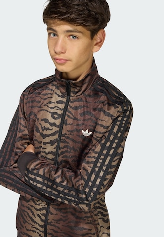 ADIDAS ORIGINALS Sweatjacke 'Firebird' in Braun
