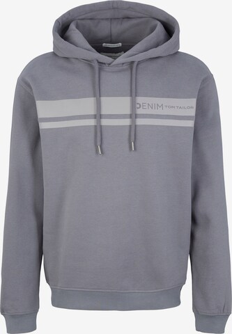 TOM TAILOR DENIM Sweatshirt in Grau: predná strana