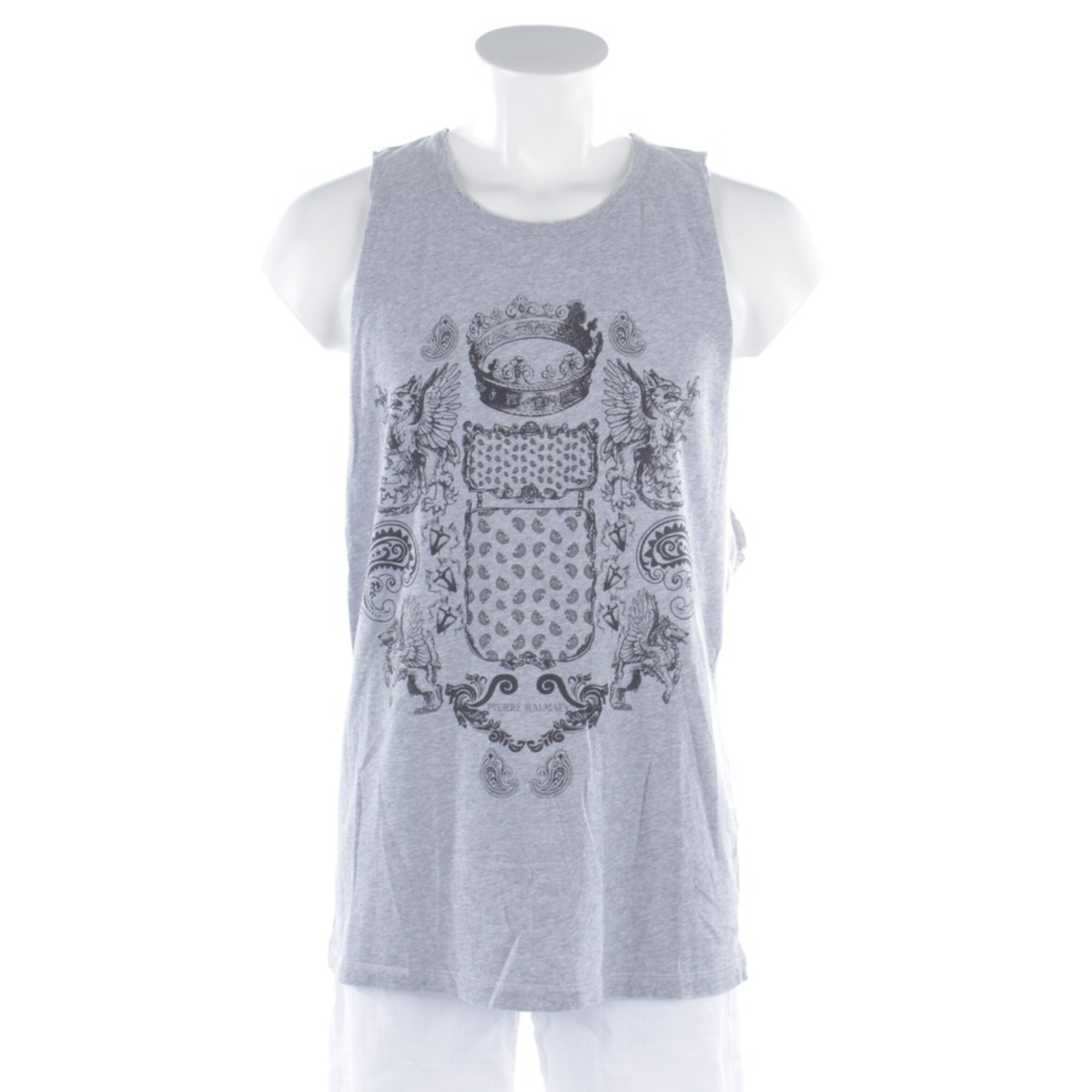 Balmain Shirt in XL in Grey: front