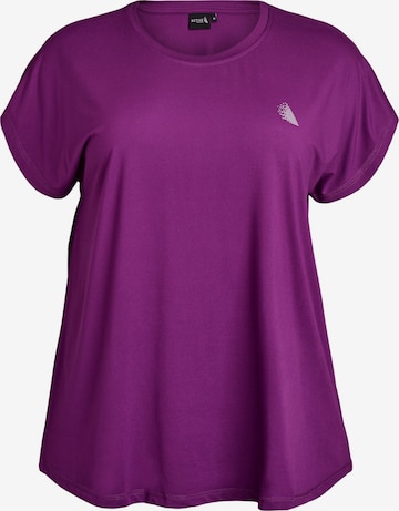 purpurinė Zizzi Marškinėliai: priekis