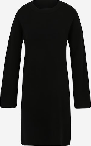 Vero Moda TallPletena haljina 'GOLD' - crna boja: prednji dio
