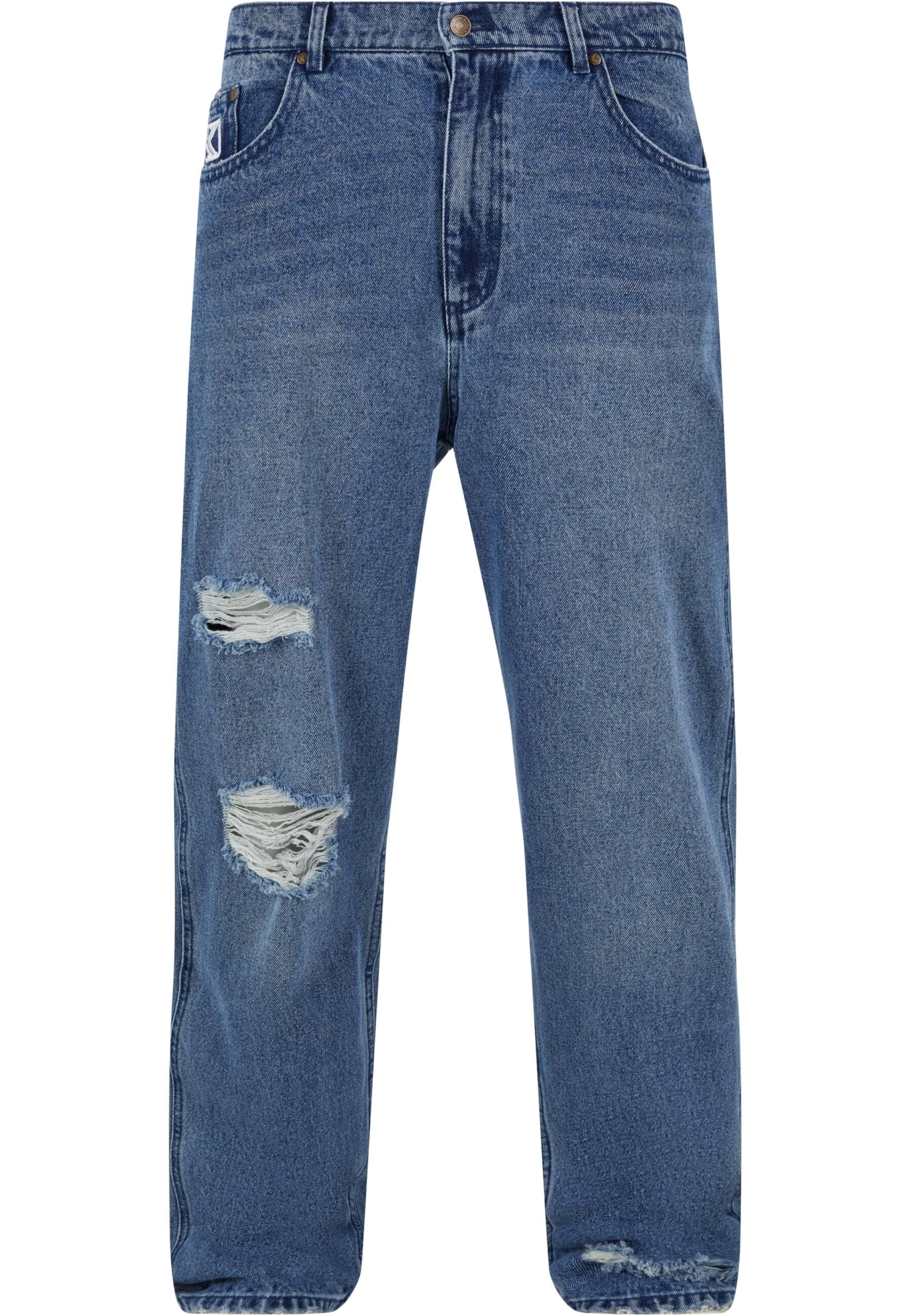 Karl Kani Loosefit Jeans ' KM241-031-2 ' i blå: forside