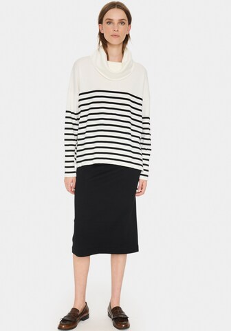 SAINT TROPEZ Pullover 'Grila' i hvid