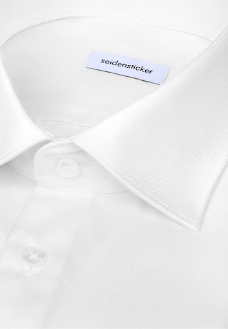 SEIDENSTICKER Slim fit Zakelijk overhemd in Wit