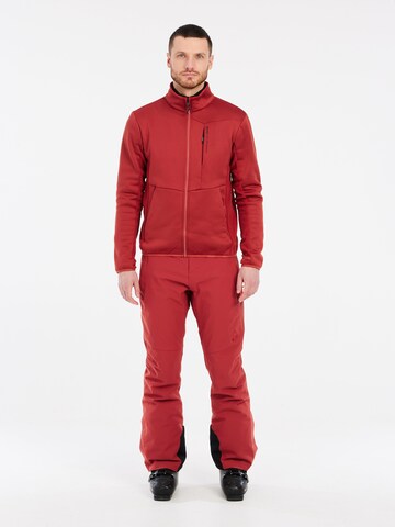 PROTEST Fleecejacke 'PRTFRAPTON' in Rot