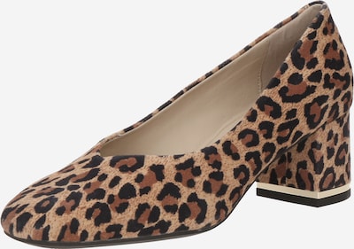 Pumps CAPRICE pe bej / maro / negru, Vizualizare produs