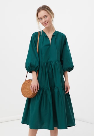 Finn Flare Summer dress 'Basic' in Green: front