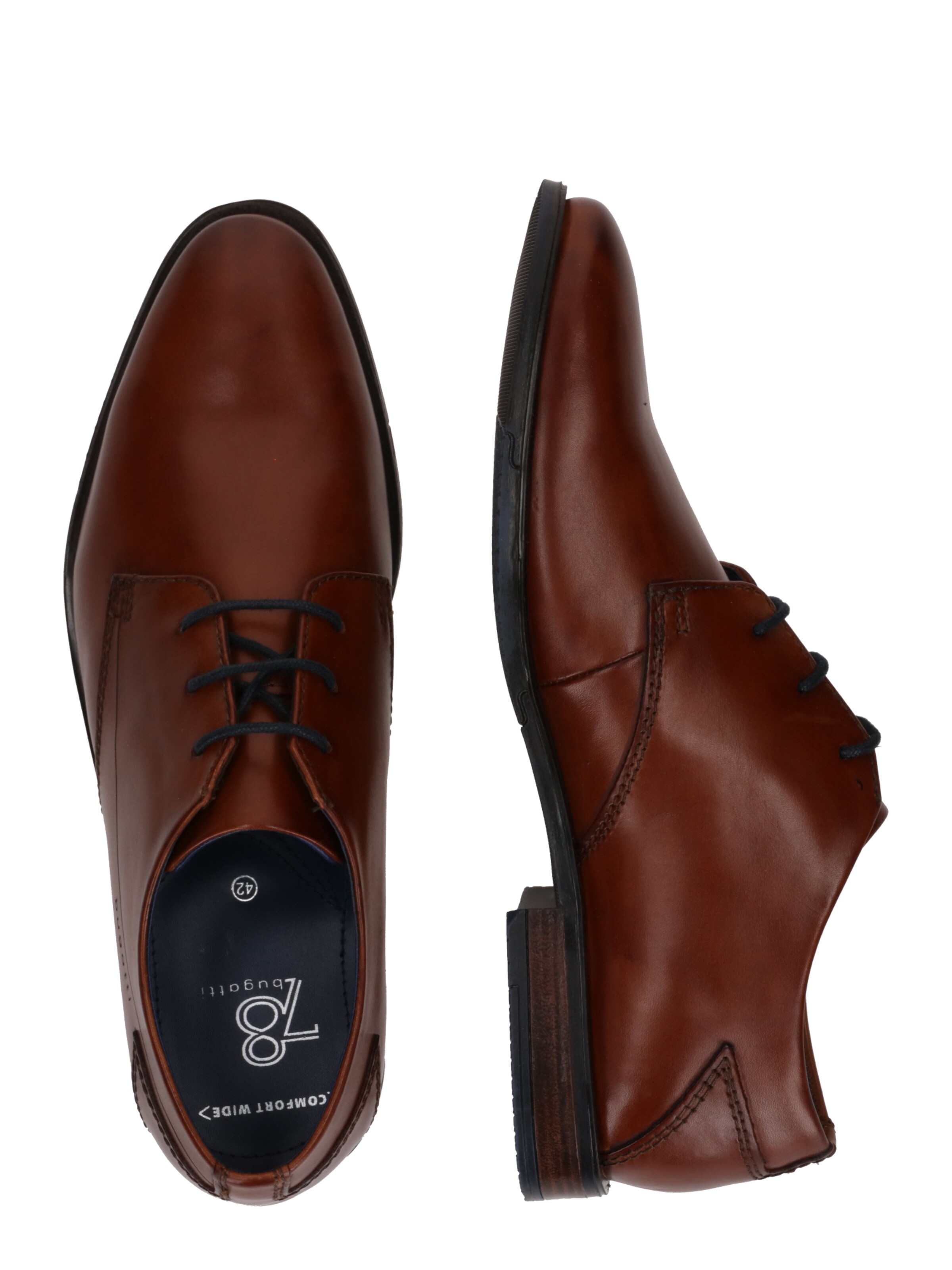 bugatti - Zapatos con cordón 'Gapo' en marrón