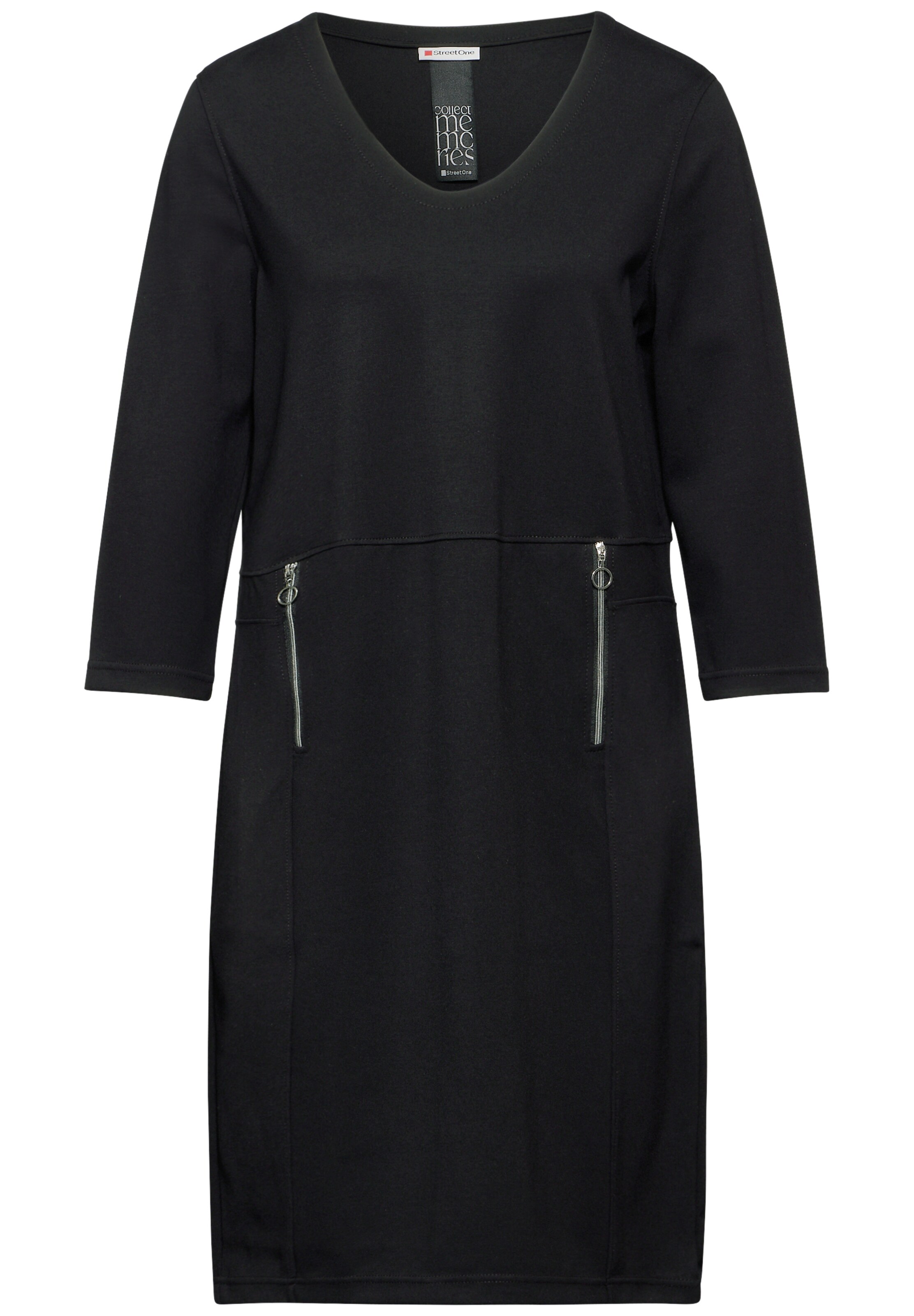 STREET ONE Kleid in Schwarz: Vorderseite