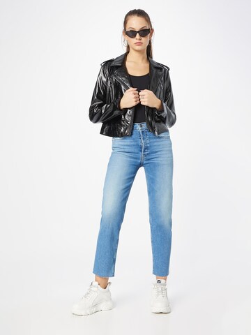 RE/DONE Regular Jeans 'STOVE PIPE' in Blau