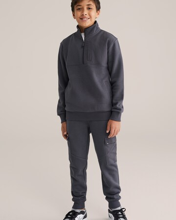 Tapered Pantaloni di WE Fashion in grigio