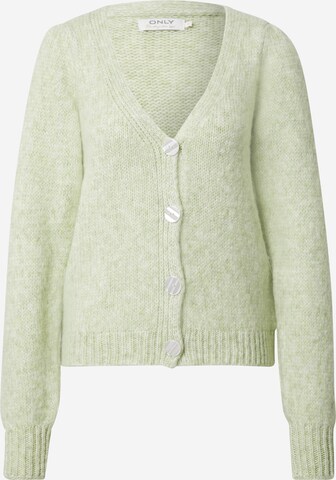 Cardigan 'Benin' ONLY en vert : devant