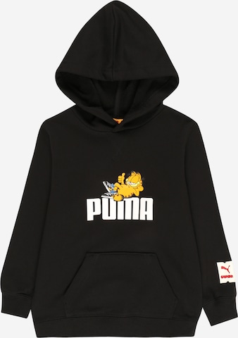 PUMA Sweatshirt in Zwart: voorkant