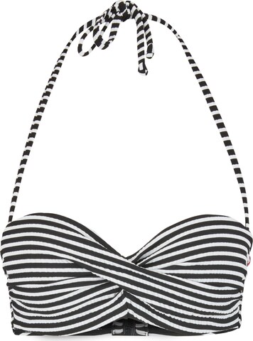 s.Oliver Bandeau Bikini in Schwarz