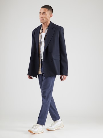 JACK & JONES Štandardný strih Chino nohavice 'JPSTOLLIE JJDAVE' - Modrá