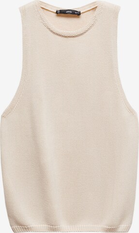 MANGO Knitted Top 'ELIOT' in Pink: front