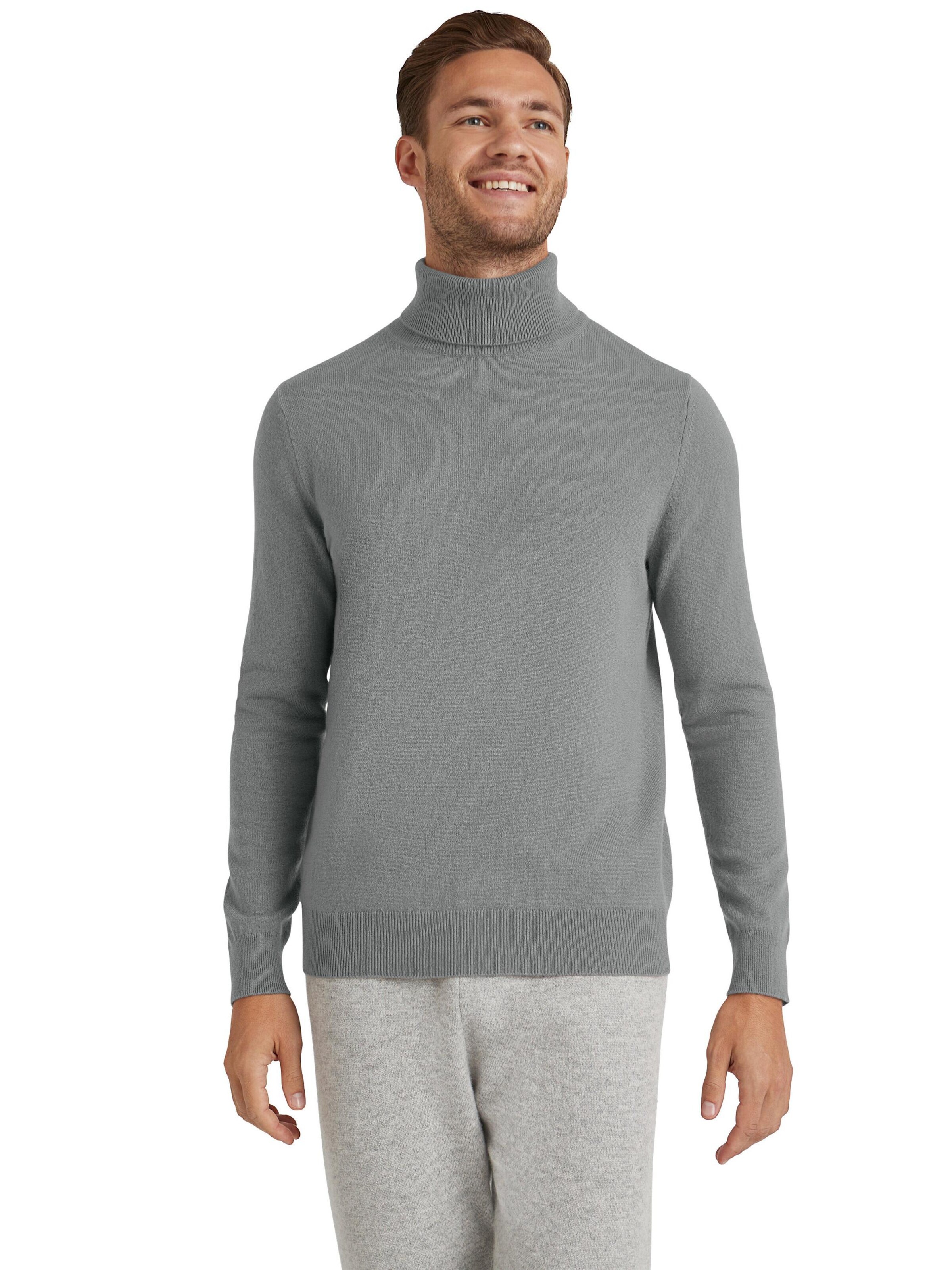 FALKE Pullover 'Pure Cashmere'‌‌‌‌‌ in Grau: Vorderseite