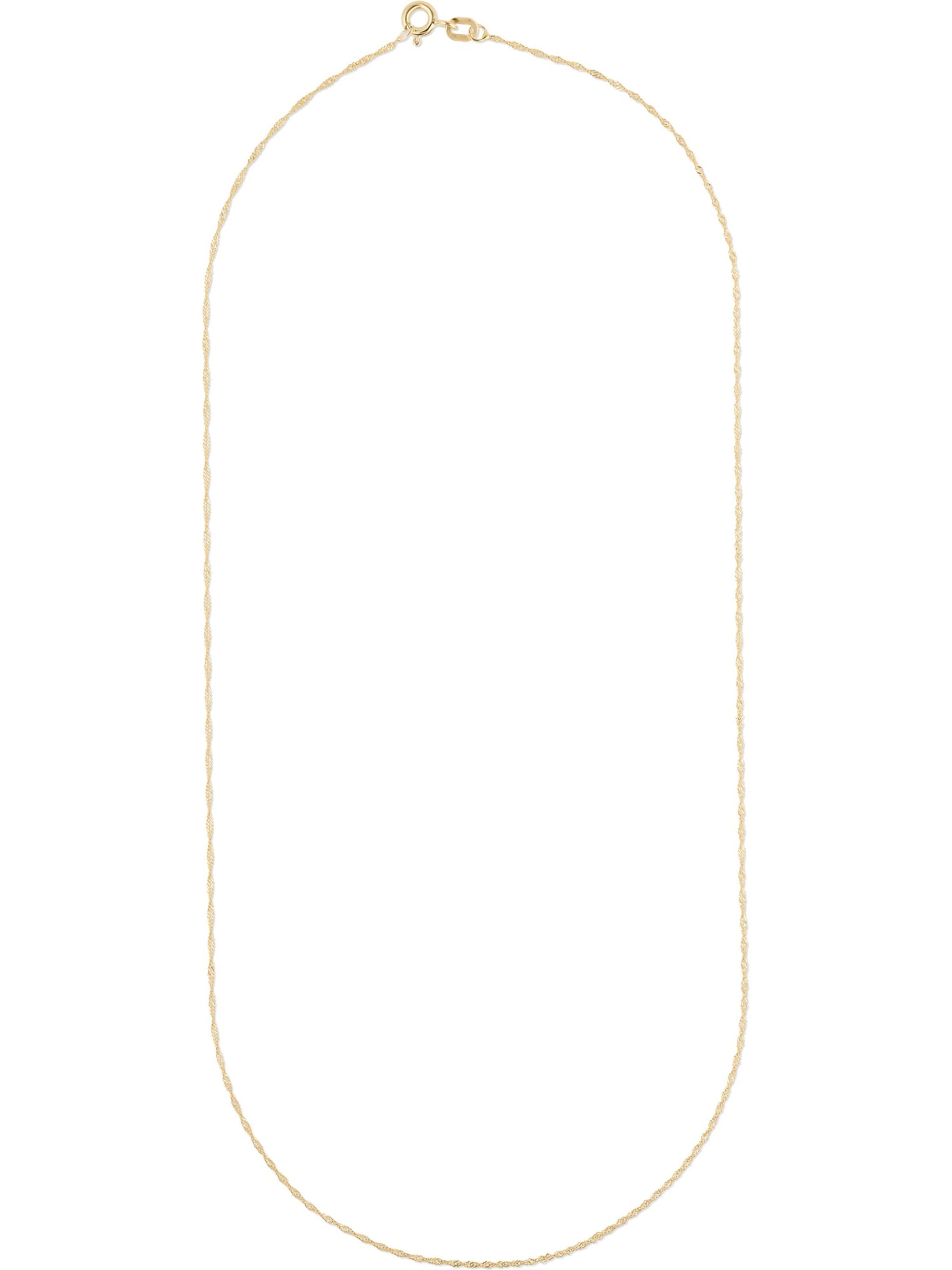 FAVS Necklace in Gold: front