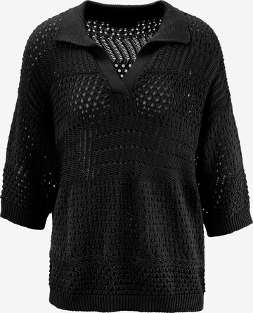 Aniston CASUAL Pullover in Schwarz: predná strana