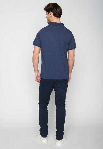 GREENBOMB Poloshirt 'Nature Sailship' in Blau