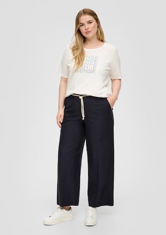 TRIANGLE Wide leg Pants in Blue