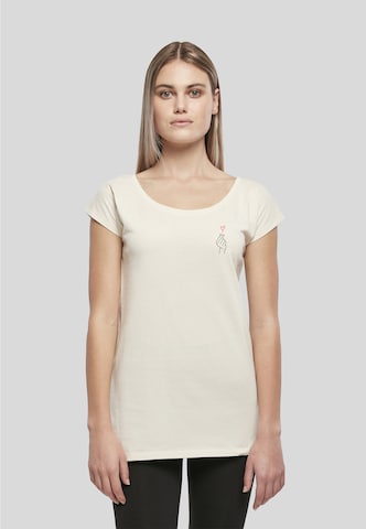 Urban Classics Shirt 'K-Heart' in Beige: Vorderseite