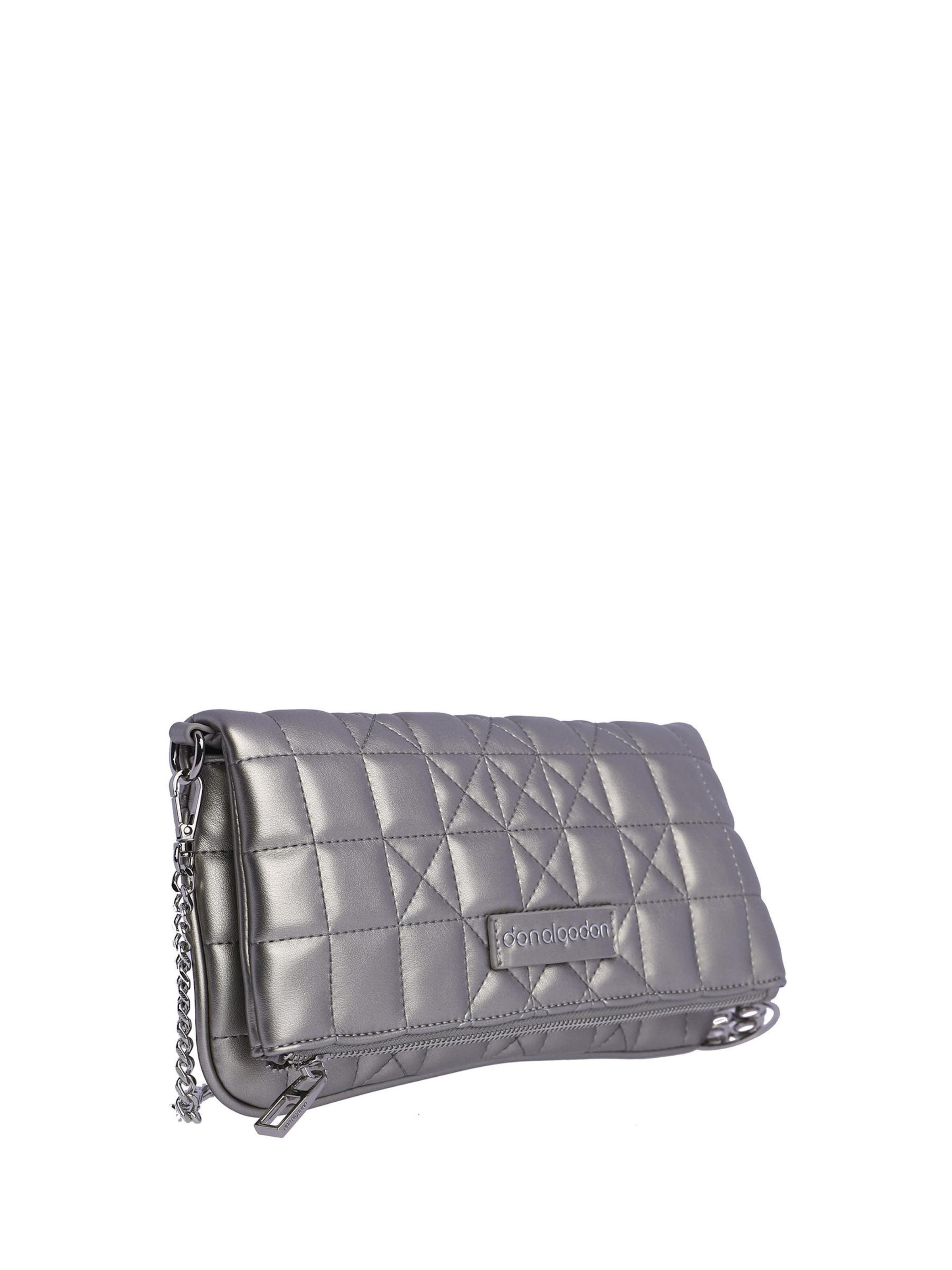 Don Algodon - Bolso de hombro 'Bolso bandolera para mujer DON ALGODON Milena de piel sintética con cremallera' en plata