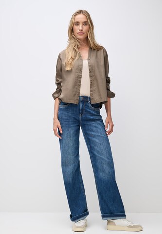 STREET ONE Blouse 'Twill' in Brown