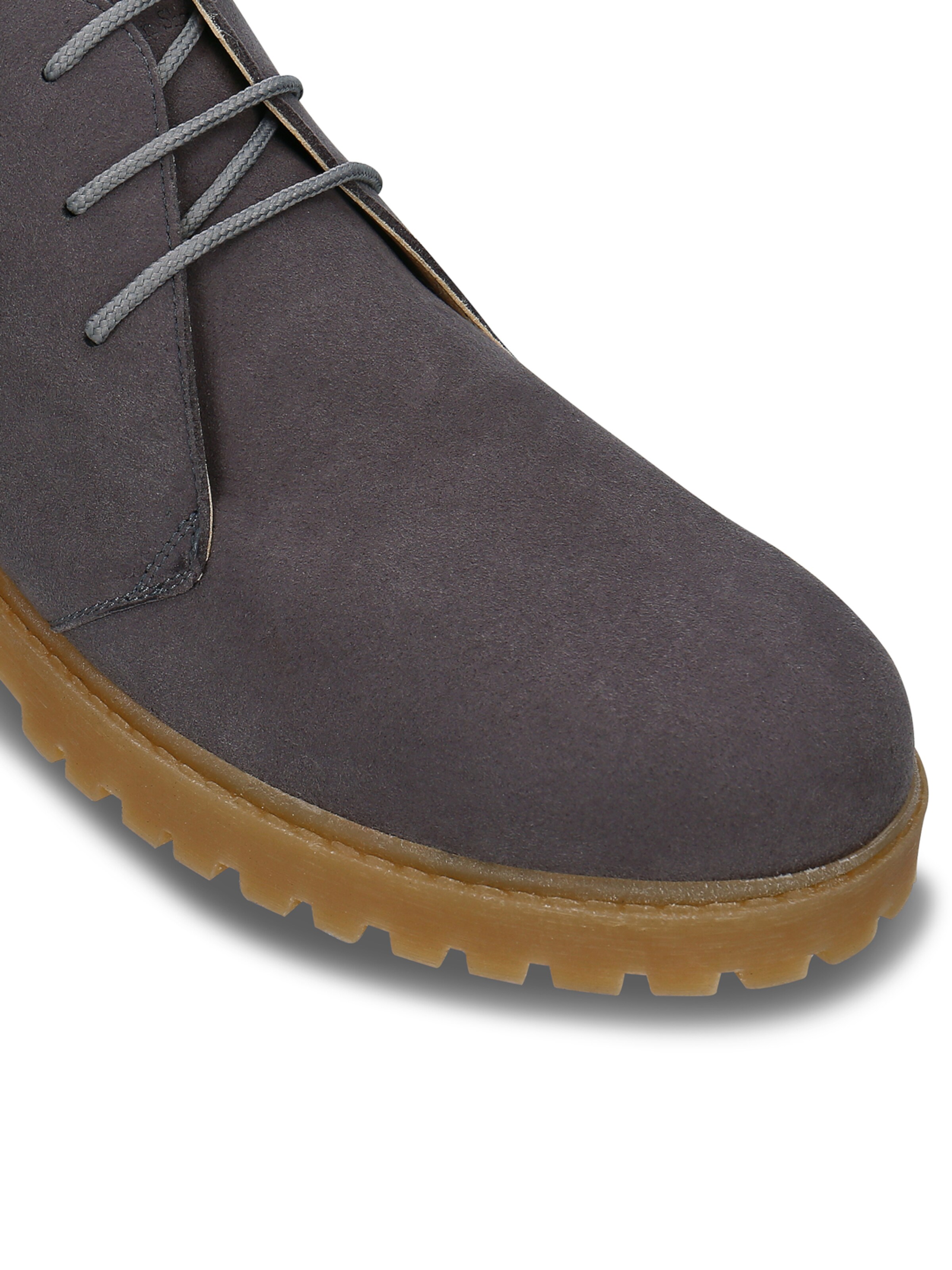 nae Vegan Shoes Lace-up bootie 'Agus' in Grey